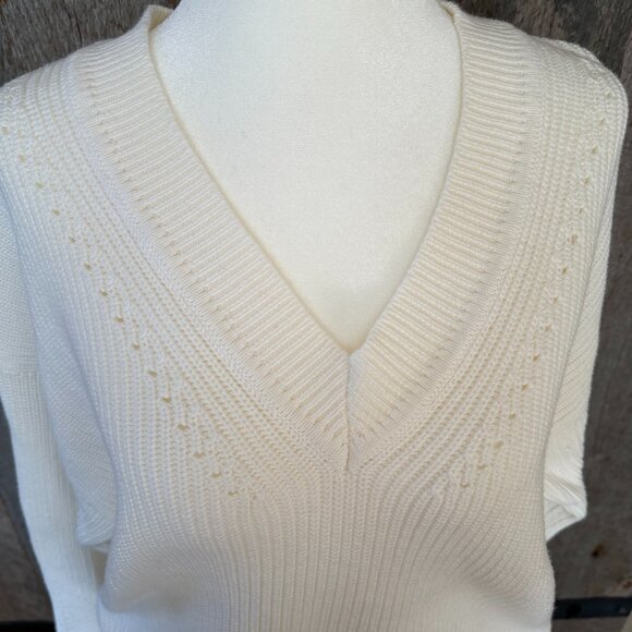 Salt & Sea Wash V-Neck Sweater - Picture 1 of 5